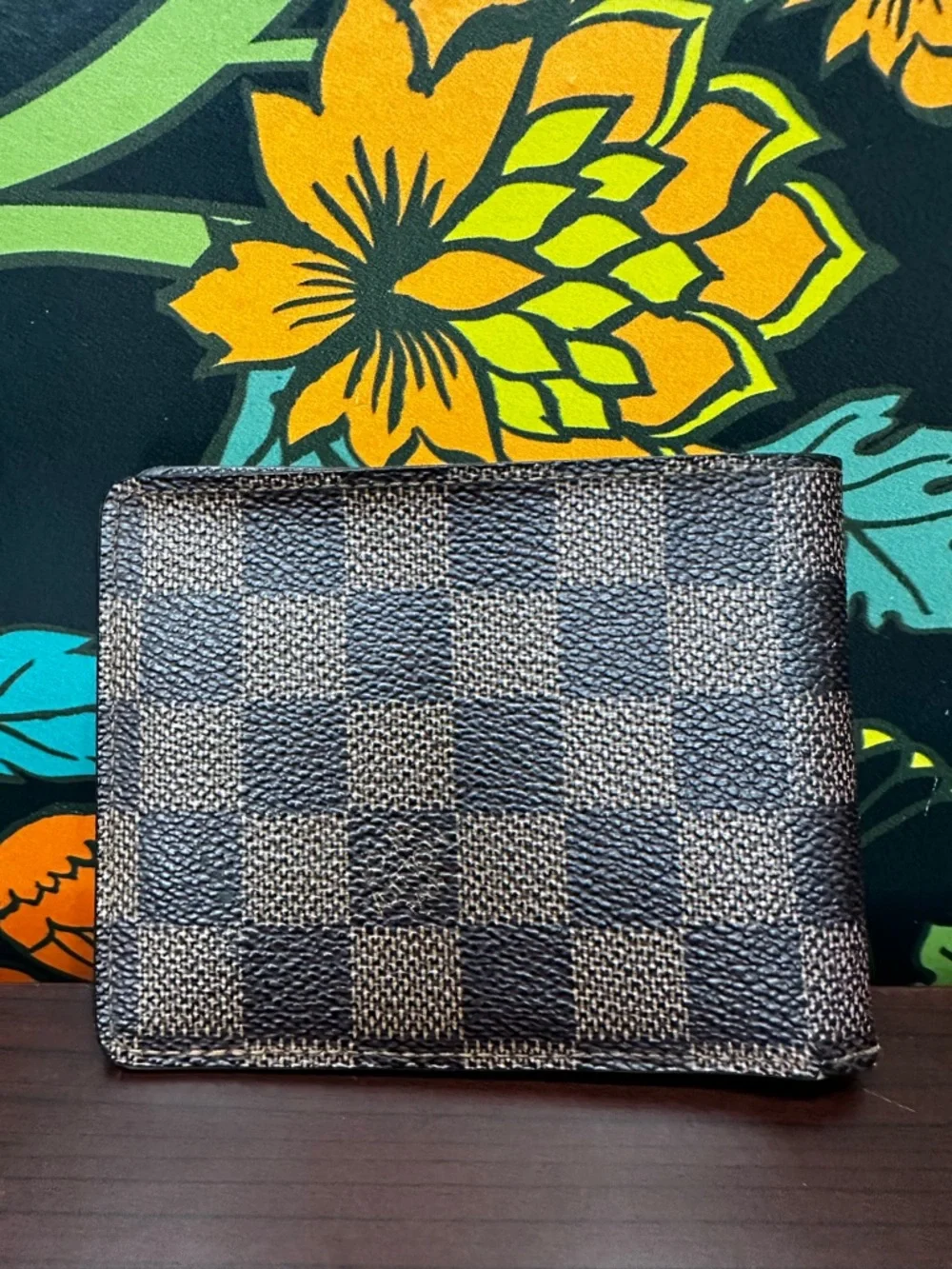 Louis Vuitton Damier Ebene Bifold Wallet – Made in France – 2002